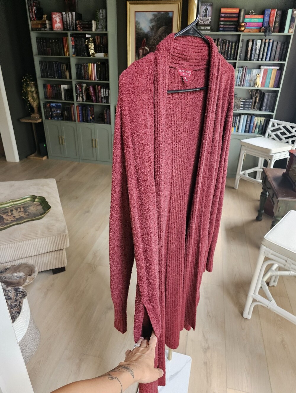 Barefoot Dreams Cozychic Lite Knit Petite XL Catalina Cardi - Picture 4 of 10